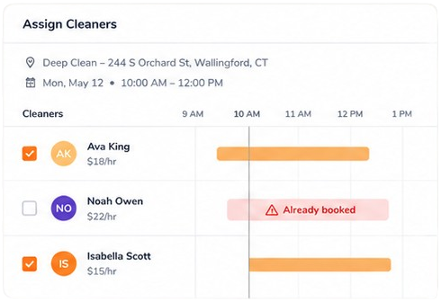 Prevent double bookings before they happen