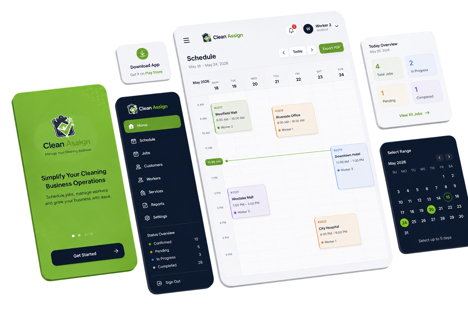 Clean Assign Invoicing Feature