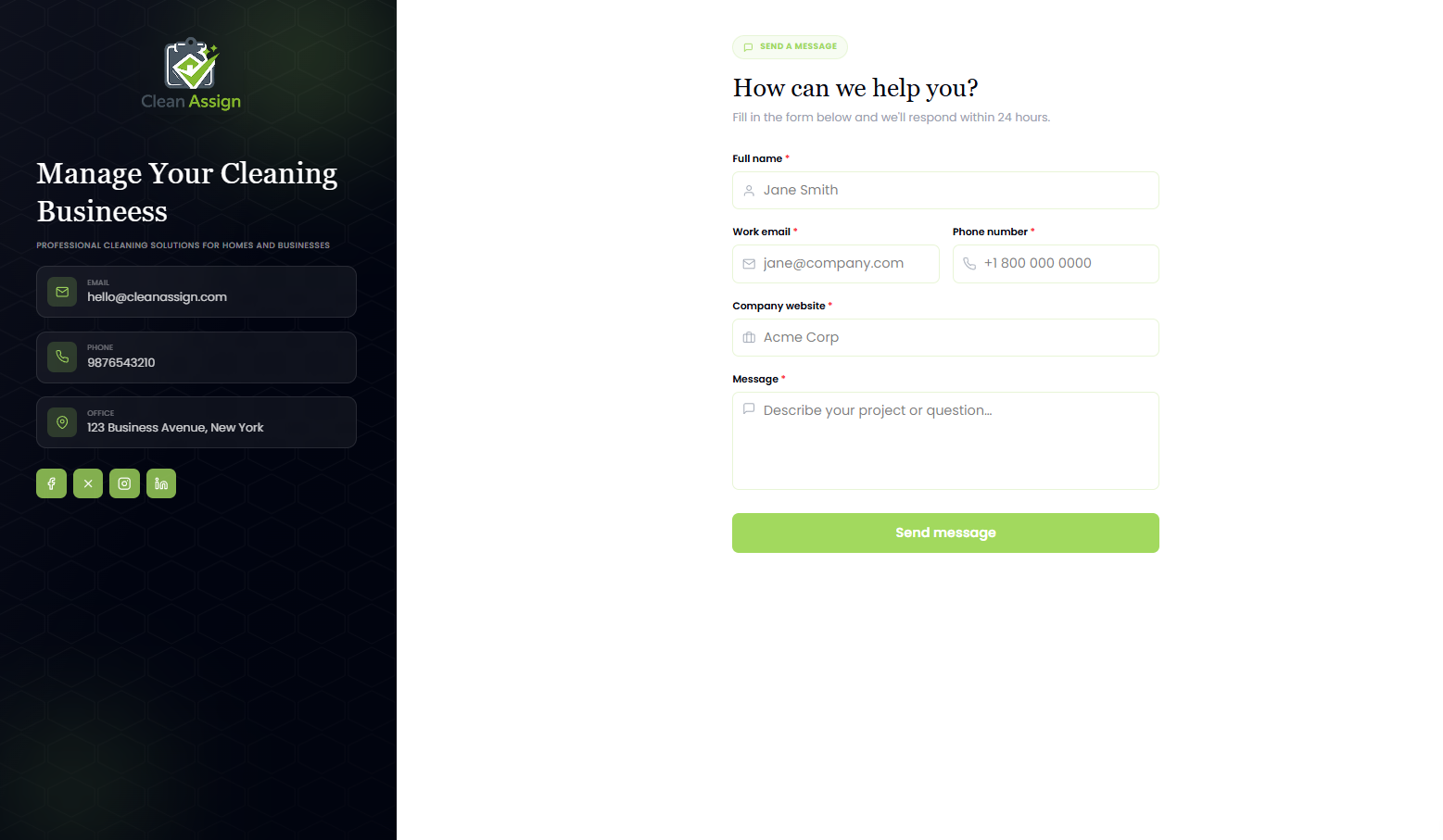 Embed Booking Form