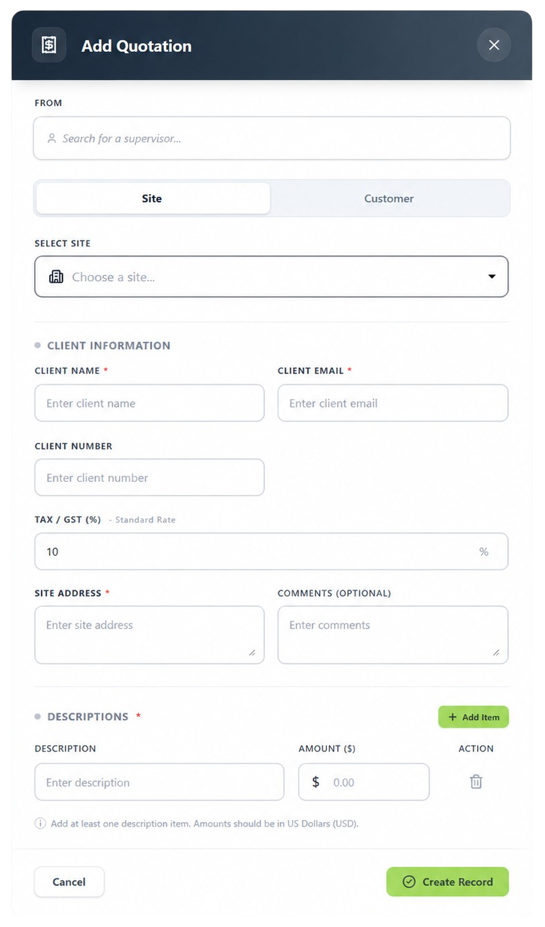 Clean Assign Booking Form