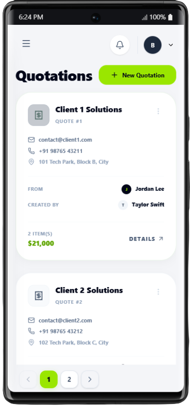 Mobile Booking